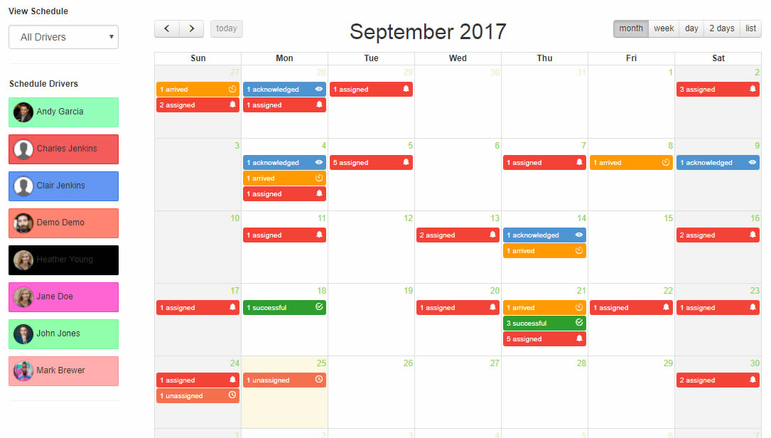 Schedule Deliveries and Pickups Using the Zippykind Schedule Manager