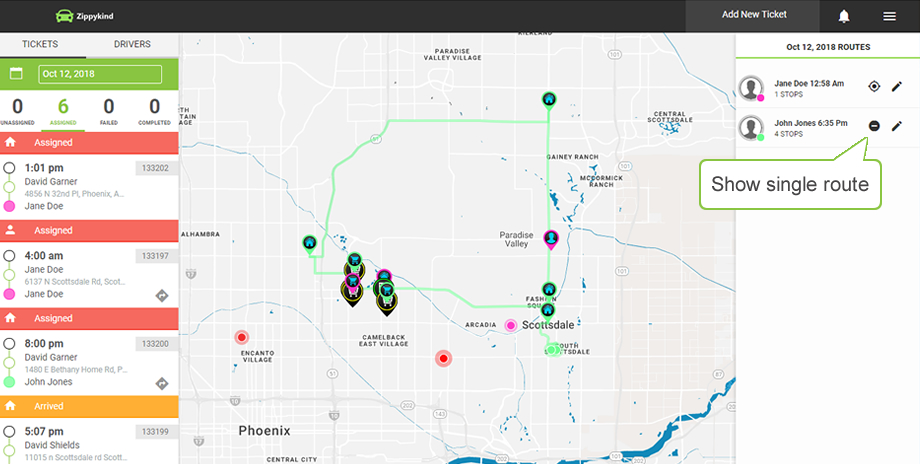 Route Planner and Route Optimization Management