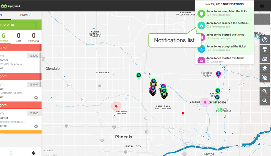 Delivery Status Notification Updates